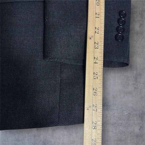 JOS A BANK Travel Men’s 42R Gray Wool Blazer Sport Coat Two‑Button Jacket - Picture 10 of 13